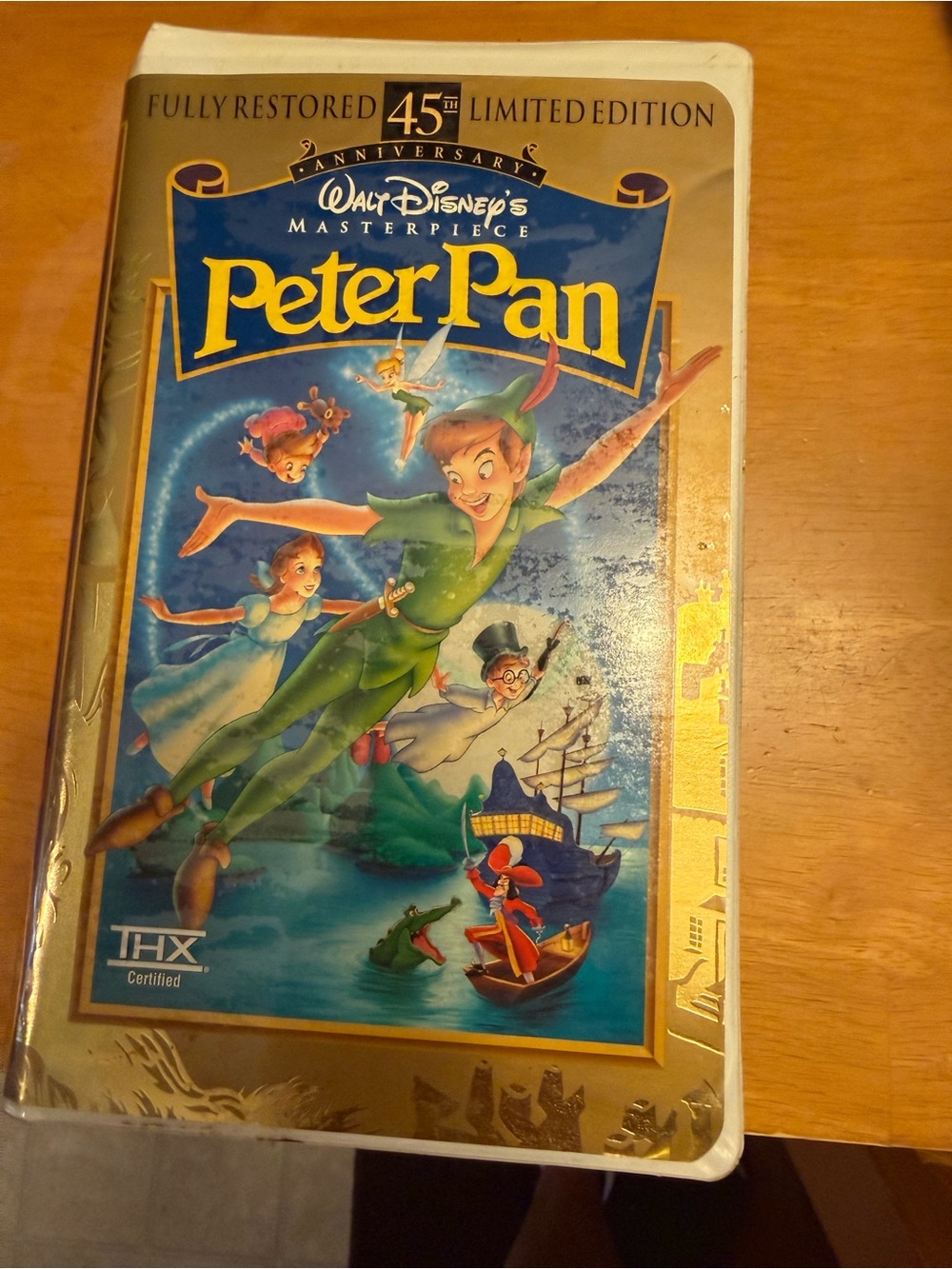 Disney Peter Pan 45th Anniversary Collector's Edition - Blue & Gold